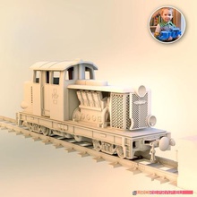dizel-01-lokomotif c legoers uyumludur 3d yazdırılabilir tamamen çeşitli baskı oyuncak tren baskılı motor lego göstergesi parça model demiryolu ölçek ölçekli semafor nokta katılım 3d print model - Mito3D