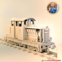 dizel-02 lokomotif legoers uyumludur 3d yazdırılabilir tamamen çeşitli baskı oyuncak tren baskılı motor lego göstergesi parça model demiryolu ölçek ölçekli semafor nokta katılım 3d print model - Mito3D