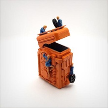 dieselpunk kutusu sanat robot oyuncaklar ordu vintage depolama steampunk 3d print model - Mito3D