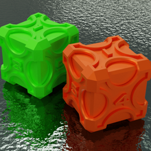 different die game dice gaming 3d print model - Mito3D