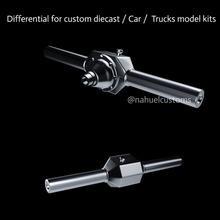 differential rear custom diecast car trucks model kits kit truck 1 24 25 aoshima amt revell tamiya 3d print model - Mito3D