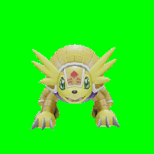 Digimon Gürteltier Spiel 3d print model - Mito3D