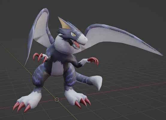 digimon dorugamon juego 3d print model - Mito3D