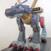 digimon metalgarurumon arte anime garurumon manga gururumon metallo video gioco creature figura 3d print model - Mito3D