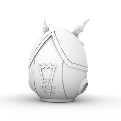 digimon aventure 20 inspiré espérer digi egg mental 3D print model - Mito3D