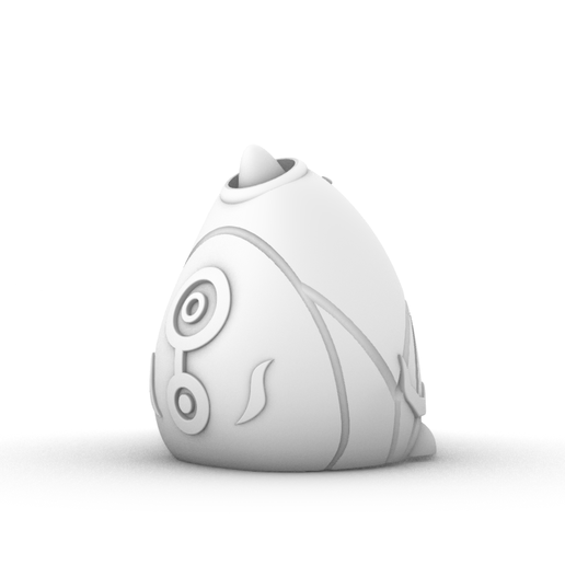 digimon aventure 20 inspiré connaissance digi egg mental 3D print model - Mito3D