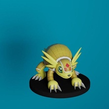 Digimon Gürteltier 3d print model - Mito3D