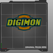 digimon numérique monstres logo lettre anime jeux vidéos jeu vidéo 3d print model - Mito3D