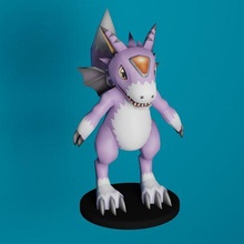 Digimon dorumon 3d print model - Mito3D