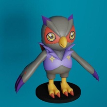 Digimon falcomon 3d print model - Mito3D
