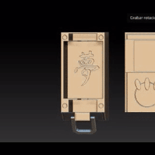 digimon salvadores digivice cubierta caja artilugio tarjeta juego tarjetas 3d print model - Mito3D