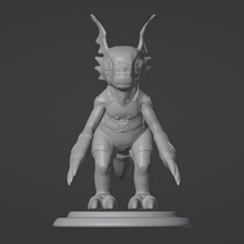 digimon tamers - guilmon statue 3d print model - Mito3D