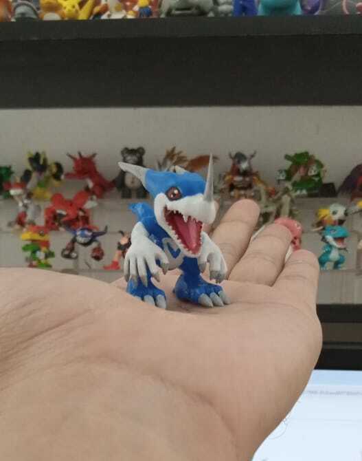 digimon veedramon chibi v2 juego 3D print model - Mito3D