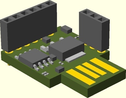 Digispark araçlar arduino openscad elektronik 3d print model - Mito3D