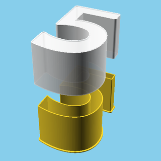 cifra nidible scatola v1 vari 3d print model - Mito3D