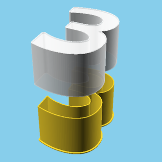 chiffre nid boîte v1 chose 3d print model - Mito3D