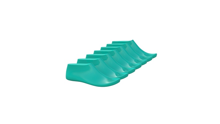 digital 3d model clog sharped women shoes last 35-36-37-38-39-40-41 sole sport toe footwear mold insole outsole printing sla clogs 3d print model - Mito3D