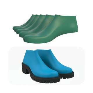 digital 3d model fms018 boot women shoes last size 36to40 3d print model - Mito3D