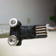 digital caliper data port connector tool parts 3d print model - Mito3D