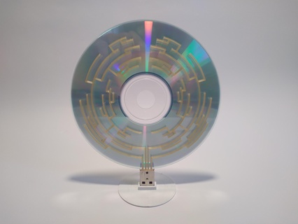 digitale cd decorazione vinile 3d print model - Mito3D