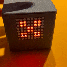 digital dice - arduino game 3d print model - Mito3D