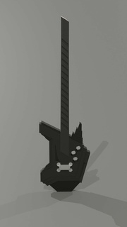 digital violão modelo digital violão Projeto 3d print model - Mito3D