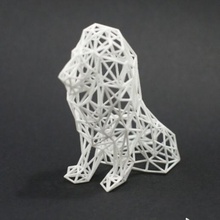 numérique safari - lion art le roi de la jungle fil fer sculpture zoo animal animaux 3d print model - Mito3D