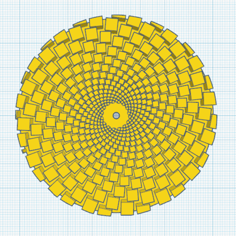 digital de girassol a arte o símbolo mandala decoração mural 3D print model - Mito3D