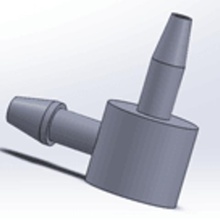 digital tensiômetro pulseira conector ferramenta a medicina tensão arterial 3d print model - Mito3D