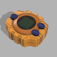 digivice digimon anime game geek cosplay 3d print model - Mito3D