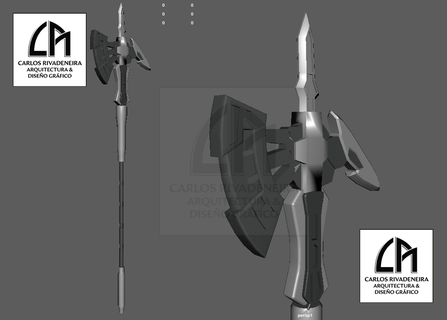 dilanza lance arme kit modèle gundam trousse lanceur jouet mèche anime figure meka robot gusion 3d print model - Mito3D
