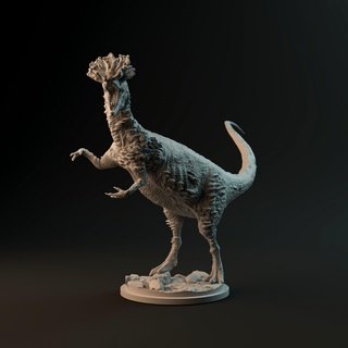 dilophosaurus tıklayıcı fan art 1 35 ölçek pre supported Dinozor canavar Sanat hayvan yaratık dino şekil Jurassic mini sürüngen minyatür tarih öncesi son us dnd etobur Paleoart kodriseps 3d print model - Mito3D