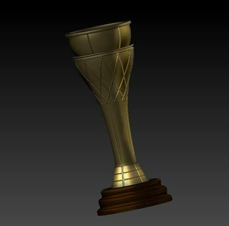 dimayor cup chile - basketball trophy 3d print model - Mito3D