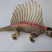 dimetrodon Dinosaurier Spiel Tiere Halskrause 3d-scan 3d print model - Mito3D