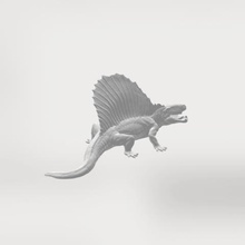 dimetrodon ıı oyun hayvanlar oyuncak dinozor 3d tarama 3d print model - Mito3D