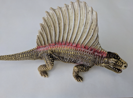 dimetrodon Art ancient species dinosaur 3d print model - Mito3D