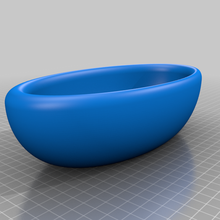 dimple3 bowl container containers 3d print model - Mito3D