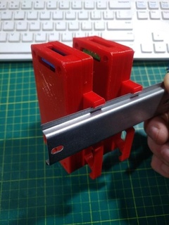 din-35 rail mount gluing electronics 3d print model - Mito3D