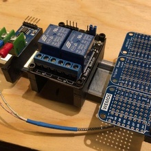 din rail montar estruendo tarjeta circuito impreso relé tablero wemos d1 mini 3d print model - Mito3D