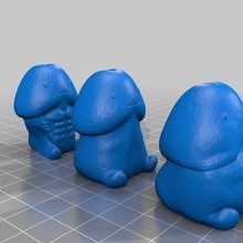 dings art créatures 3d print model - Mito3D