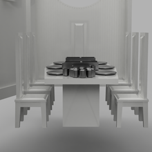 dining chair 375 figure 3d print model - Mito3D