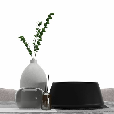 yemek dekorasyon ayarlamak mobilya sandalye modern tasarım masa bardak bitki 3d print model - Mito3D