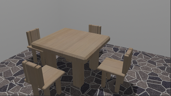 dining room 3d print model - Mito3D