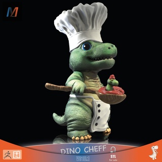 dino cheff - v0181 dinosaur art collectable toy fashion impresion3d 3d realistic details gift 3d print model - Mito3D