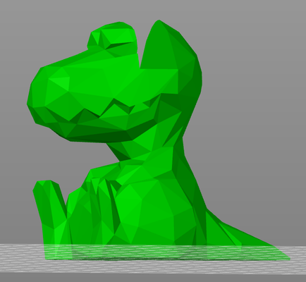 dinosaure lunettes titulaire soutien œil porter poly 3d print model - Mito3D