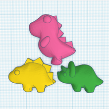 dino gummy mold home kitchen dining tripod mount t-rex bear gummies gomita dinosaurio dinosaur 3d print model - Mito3D