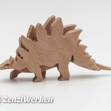 dino stegosaurus 3-capas-animal cnc láser juego a los animales zenziwerken de madera juguete threelayeredanimal stepcraft lasercut dinosaurio router animal 3d print model - Mito3D