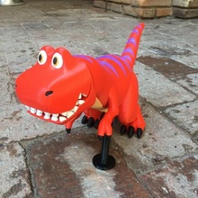 dino t rex pinkfong dinosauro cartone animato animale giocattolo 3d print model - Mito3D
