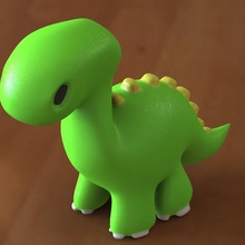 dino jouet jeu animal le reptile rex dinosaure 3d print model - Mito3D