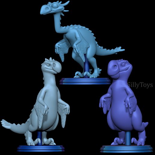 dinosauri gavin fertile Roger ghiaccio età collisione arte ellie manny Pesche julian diego Sid mammifero mammut femmina film cielo blu dinobridi 3D print model - Mito3D